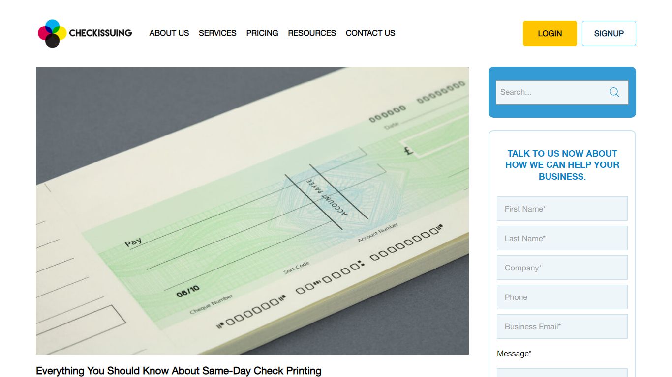 Everything You Should Know About Same-Day Check Printing